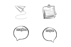 Sketched Notes Dingbats Product Image 2