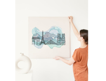 Paris Skyline - Machine Embroidery Design Product Image 4