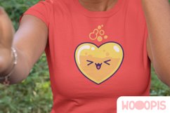 Soda Face - Kawaii Heart - cut files including layers Product Image 3