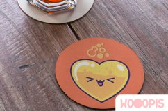 Soda Face - Kawaii Heart - cut files including layers Product Image 4