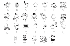 Something Ghostly Dingbats Product Image 3