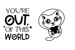 Space Cats Dingbats Product Image 7