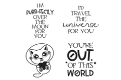 Space Cats Dingbats Product Image 8