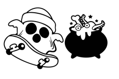 Spooky Kids Dingbats Product Image 10