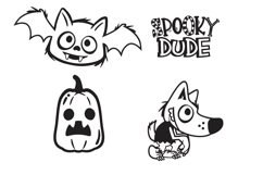 Spooky Kids Dingbats Product Image 9