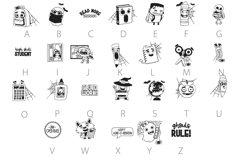 Spooky School Dingbats Product Image 3