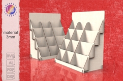 Narrow Reinforced Display Rack SVG File Product Image 1