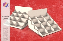 Wide Stable Shelf Display SVG for Craft Booth Product Image 1