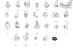 Stickies Christmas and Winter Dingbats Product Image 4