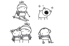 Stickies Christmas and Winter Dingbats Product Image 11