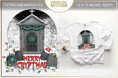 Merry Cryptmas sublimation - Creepy christmas sublimation Product Image 1