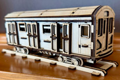 Subway Train Car Laser Cut File, SVG DXF Metro Template Product Image 4