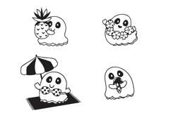 Summerween Boos Dingbats Product Image 4