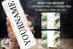 Turquoise Teal Stone Wood Background Add Your Name Tumbler Product Image 3