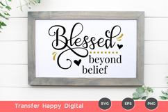 Blessed Beyond Belief SVG Product Image 1
