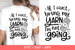 If I Can't Bring My Yarn Crafting SVG Product Image 3