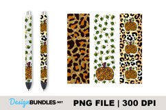 Pumpkin animal print for Epoxy Pen wrap | Sublimation Product Image 1