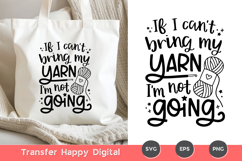 If I Can't Bring My Yarn Crafting SVG Product Image 1