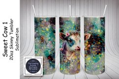 Sweet Cow 1 20oz Skinny Tumble Sublimation Product Image 1
