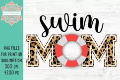Swim Mom Sublimation