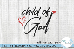 Christian Child of God SVG cut file Product Image 1