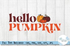 Hello Pumpkin SVG, Pumpkins, Fall svg, Autumn svg Product Image 1