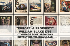 17 William Blake Book Illustrations from Europe A Prophecy Product Image 1