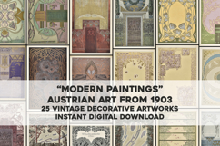 20th Century Austrian Ornamental Design Vintage Image Bundle Product Image 1