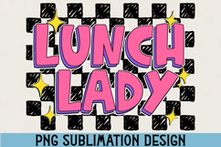 Lunch Lady PNG Sublimation Product Image 1