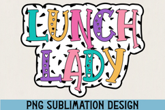 Lunch Lady PNG Sublimation Product Image 1