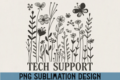 Tech Support PNG Sublimation Product Image 1