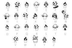 Toadstool Tales Emojis Dingbats Product Image 3