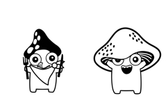 Toadstool Tales Emojis Dingbats Product Image 5