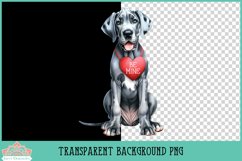 Be Mine Valentine Dog Breeds | Sublimation Clipart Product Image 2