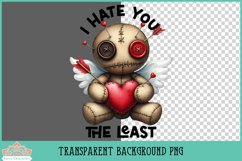 Anti Valentine Voodoo Doll | Sublimation or Print Clipart Product Image 2