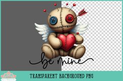 Anti Valentine Voodoo Doll | Sublimation or Print Clipart Product Image 2