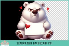 Grumpy Valentine Animals | Sublimation or Print Clipart Product Image 2