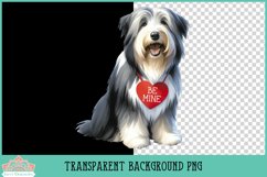 Be Mine Valentine Dog Breeds | Sublimation Clipart Product Image 2