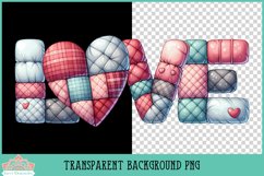 Quilted Love Heart Pillow | Nursery Wall Art Product Image 3