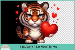 Grumpy Valentine Animals | Sublimation or Print Clipart Product Image 2