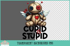 Anti Valentine Voodoo Doll | Sublimation or Print Clipart Product Image 2