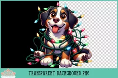 Funny Christmas Swiss Mountain Dog | Christmas Clipart Product Image 2