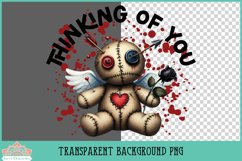 Anti Valentine Voodoo Doll | Sublimation or Print Clipart Product Image 2