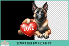 Dog Breed Clipart | Valentine Sublimation Product Image 2