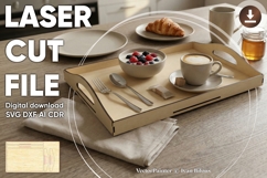 Tray - laser cut file, SVG DXF pattern Product Image 1