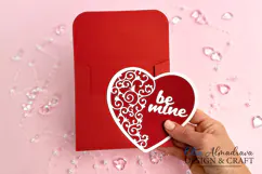 Valentine Day Card Svg| Love Heart card| Wedding Cricut Card Product Image 3