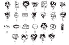 Visco Girl Dingbats Product Image 3