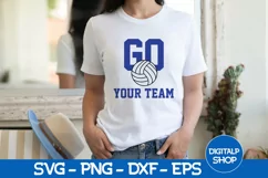 Volleyball Team Svg, Volleyball Svg, Volleyball Shirt Svg Product Image 2