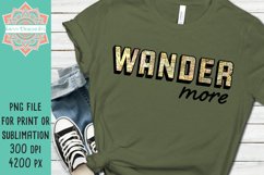 Wander More Map for Sublimation or Print Product Image 2