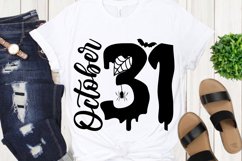 October 31st SVG design, Halloween Shirt, PNG Sublimation Product Image 2